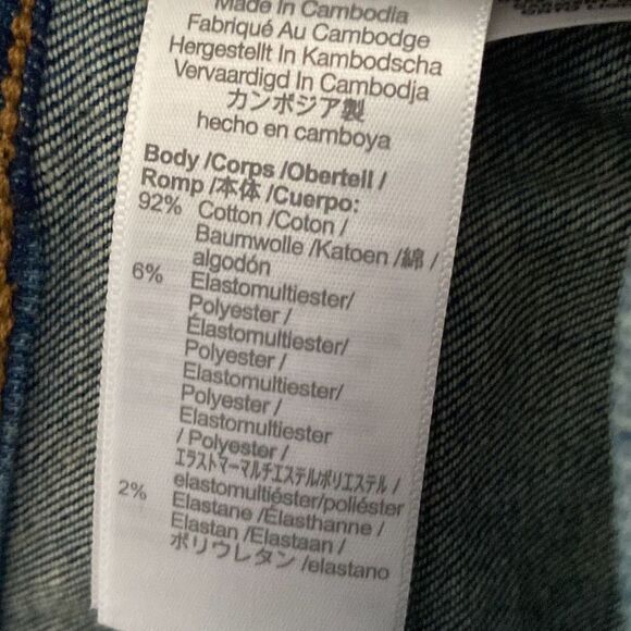 Madewell 9 Inches Mid Rise Skinny Jeans Pleasant Wash Size 26 - Picture 12 of 12